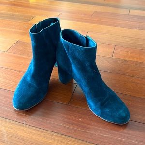 Loeffler Randall Navy suede boots